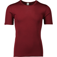 Hocosa T-shirt Ull/Siden, Vinröd
