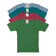 Hocosa T-shirt Ull/Siden Barn, Rubinröd